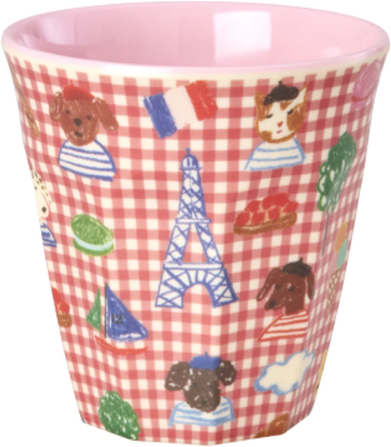 Melaminbecher Rice by Rice Pink 250ml - Bruchfest & Leicht