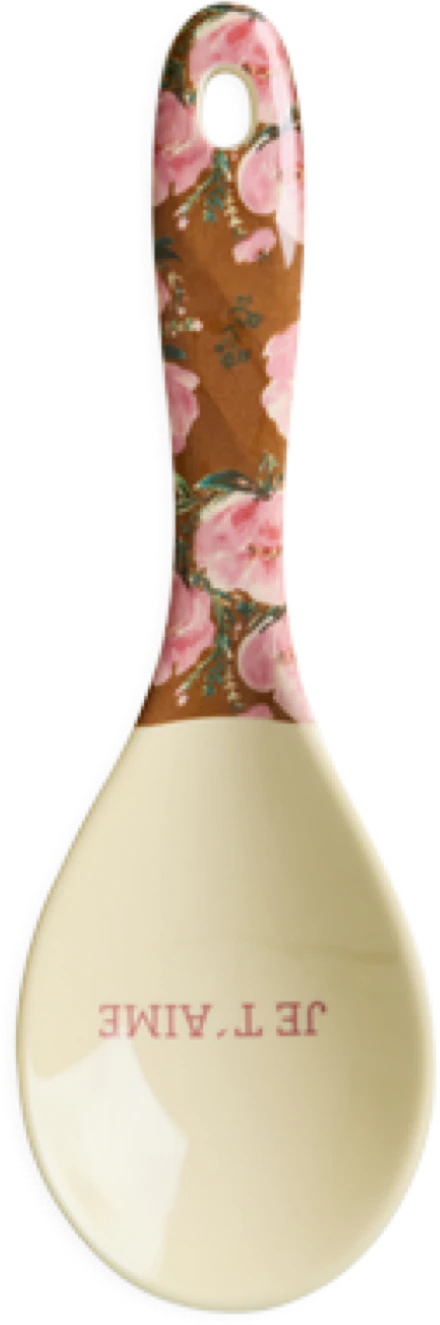 Salatlöffel Rice by Rice Floral Fiesta Rose – Bruchfestes Melamin