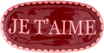 Ovales Tablett Metall Emaille Rusty Beauty Rice by Rice