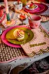 Gestepptes Platzset Rice by Rice Pretty Pink Baumwolle