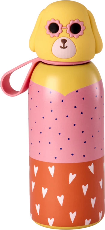 Isolierte Trinkflasche Rice by Rice 350ml Hundekopf 12h heiß
