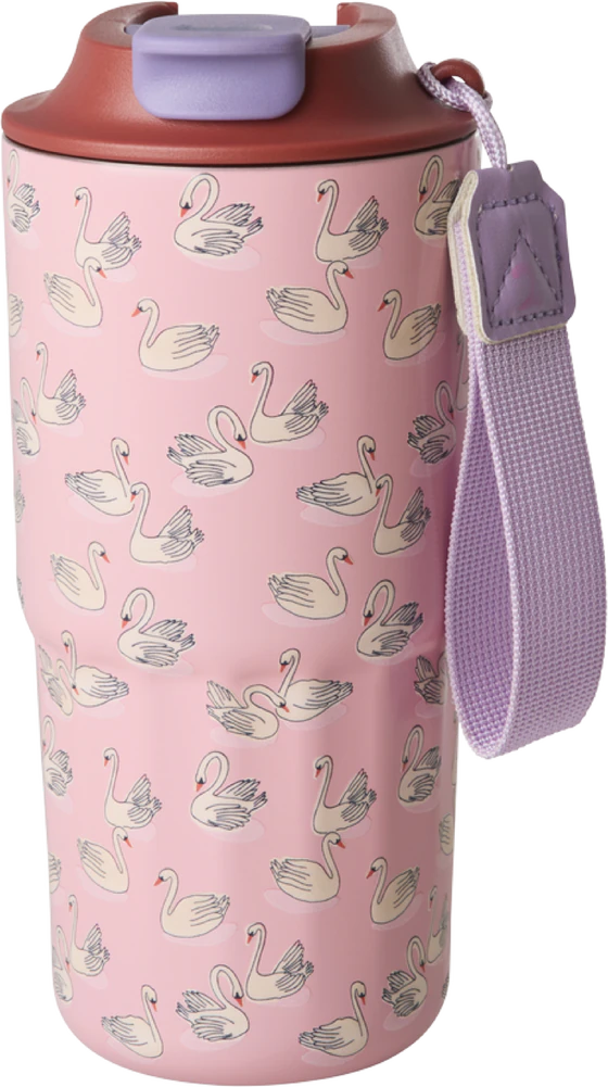 Edelstahl-Thermobecher 550ml Swan Print – Rice by Rice