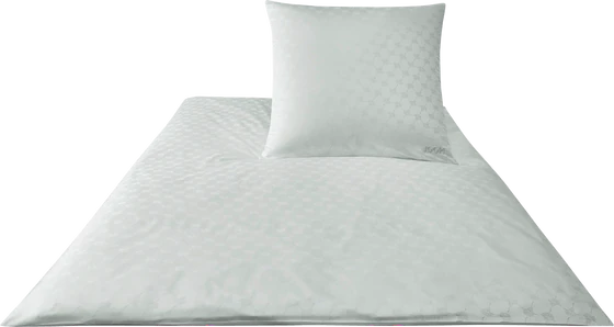 JOOP! Bettwäsche Cornflower Silber – Elegantes Jacquard-Satin-Design