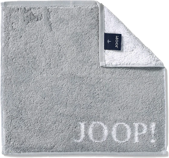 JOOP! Classic Doubleface 1600-76 Frottierkollektion in Silber: Luxuriöse Badezimmerakzente