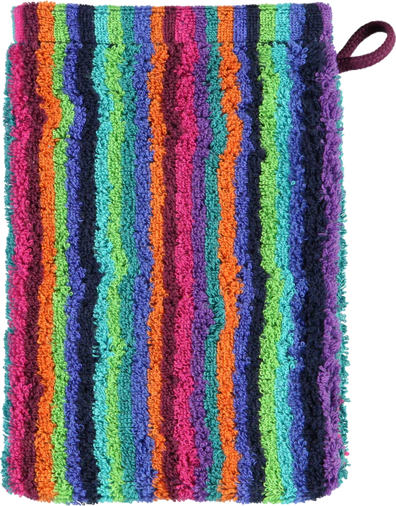 Cawö Frottiertücher Lifestyle 7048-84 Multicolor – Hochwertige Streifen-Handtücher aus 100 % Baumwolle