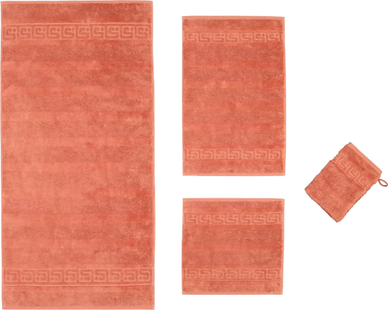 Cawö Frottiertücher Noblesse 1001 – Edle Uni-Handtücher aus 100 % Baumwolle