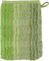 Cawö Frottiertücher Noblesse Cashmere Streifen Kiwi 45 – Edle Walkfrottier-Handtücher aus 100 % Baumwolle