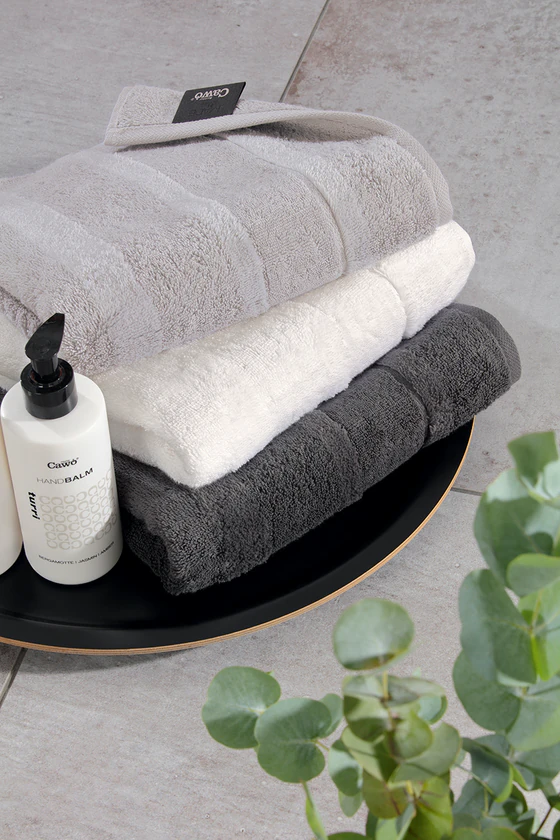 Cawö Frottiertücher Noblesse² 1002 – Luxuriöse Uni-Handtücher aus 100 % Baumwolle