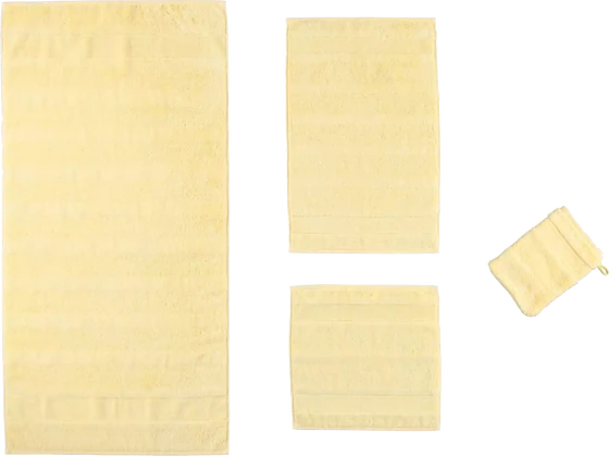 Cawö Frottiertücher Noblesse² 1002 – Luxuriöse Uni-Handtücher aus 100 % Baumwolle