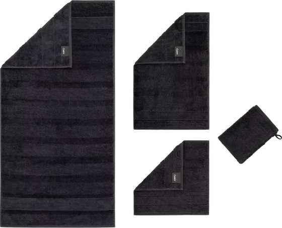 Cawö Frottiertücher Noblesse² 1002 – Luxuriöse Uni-Handtücher aus 100 % Baumwolle