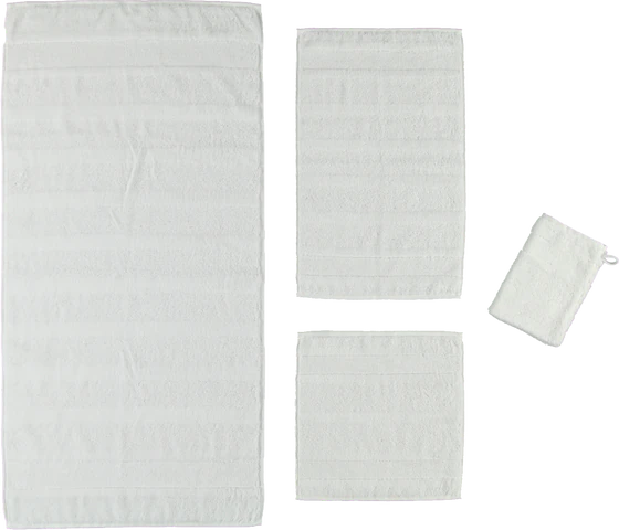 Cawö Frottiertücher Noblesse² 1002 – Luxuriöse Uni-Handtücher aus 100 % Baumwolle