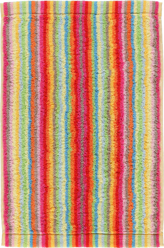 Cawö Lifestyle 7008-25 Streifen Frottiertücher in Multicolor: Farbenfroher Badezimmerklassiker