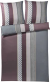 JOOP! Bettwäsche Cornflower Stripes Deep Wine – Luxuriöser Mako-Satin für stilvolle Akzente