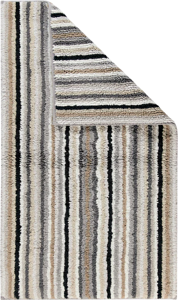 Cawö Badematte Lifestyle 7048 kiesel – 100 % Baumwolle, waschbar & flauschig