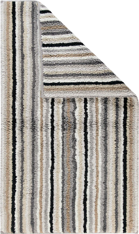 Cawö Badematte Lifestyle 7048 kiesel – 100 % Baumwolle, waschbar & flauschig