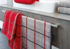 Cawö Frottiertücher Noblesse Square 1079-27 Rot – Hochwertige Handtücher aus 100 % Baumwolle