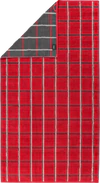 Cawö Frottiertücher Noblesse Square 1079-27 Rot – Hochwertige Handtücher aus 100 % Baumwolle