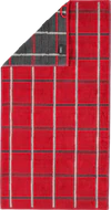 Cawö Frottiertücher Noblesse Square 1079-27 Rot – Hochwertige Handtücher aus 100 % Baumwolle