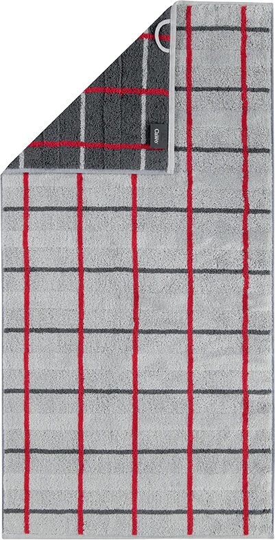 Cawö Frottiertücher Noblesse Square 1079-72 Platin – Edle Frottier-Serie aus 100 % Baumwolle