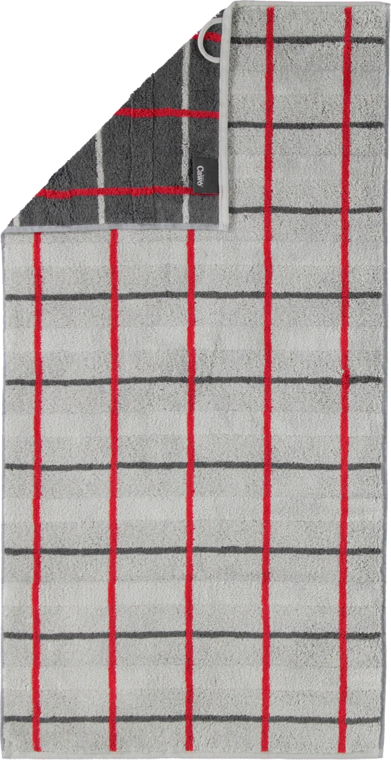 Cawö Frottiertücher Noblesse Square 1079-72 Platin – Edle Frottier-Serie aus 100 % Baumwolle