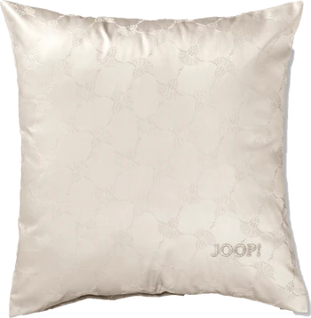 JOOP! Kissen Cornflower Natur – Edles Jacquard-Satin für stilvollen Komfort