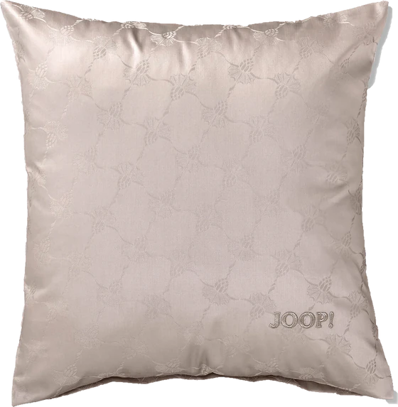 JOOP! Kissen Cornflower Sand – Luxuriöses Jacquard-Satin in dezentem Design