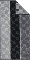 JOOP! Signature Cornflower Stripes 1657-97 in Schwarz: Luxuriöse Badezimmer-Eleganz