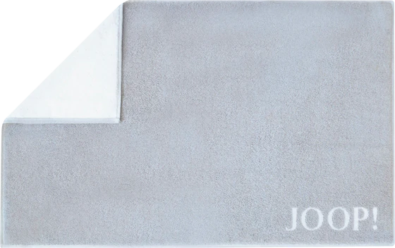 JOOP! Doubleface Badematte 1600-76 in Silber-Weiß: Moderner Luxus für Ihr Bad