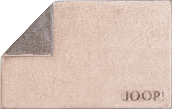 JOOP! Classic Doubleface Badematte 1600-37 in Sand-Graphit: Harmonische Badtextilien