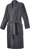 JOOP! Herren Bademantel Uni Kimono 1647: Luxus in Blau (175), Weiß (600) & Anthrazit (767)