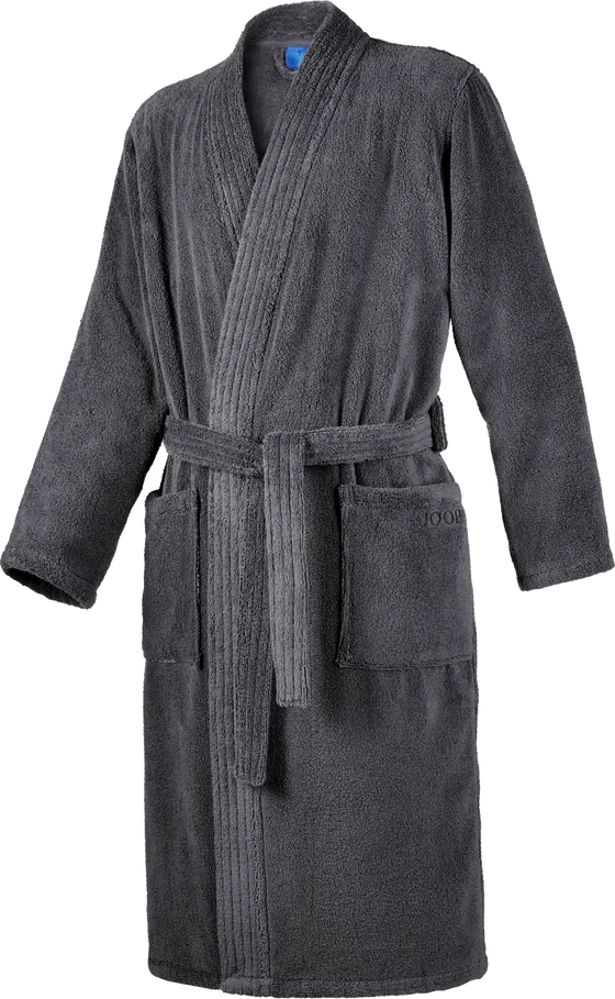 JOOP! Herren Bademantel Uni Kimono 1647: Luxus in Blau (175), Weiß (600) & Anthrazit (767)