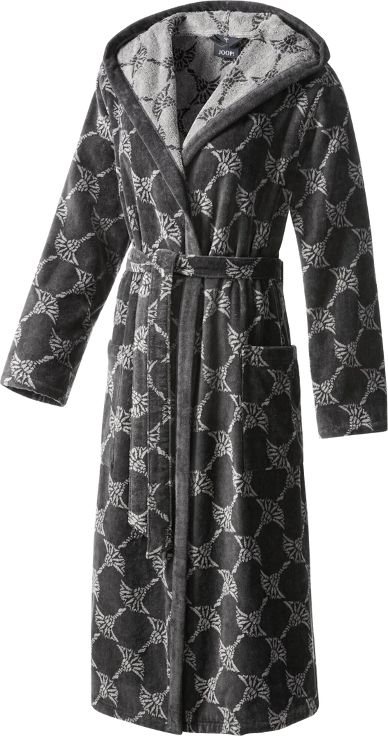 Joop Classic Damen mit Kapuze 1646 Bademantel