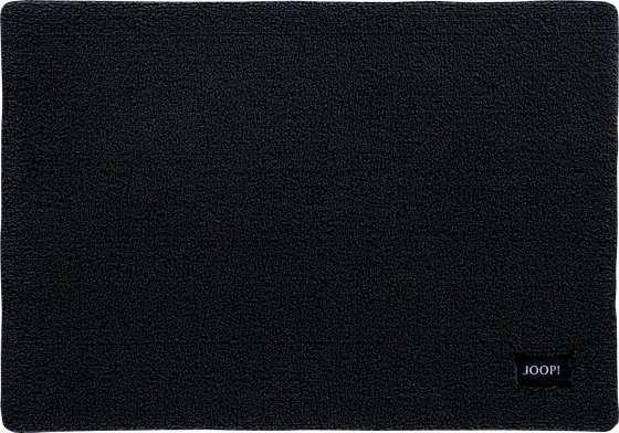 JOOP! Badteppich Basic 11 Schwarz – Eleganter, rutschfester Luxus-Badteppich