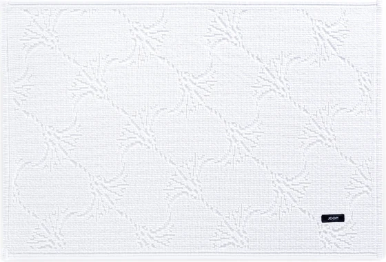 JOOP! Neuer Cornflower 60 Badvorleger in Weiß – Eleganter, funktionaler Badteppich
