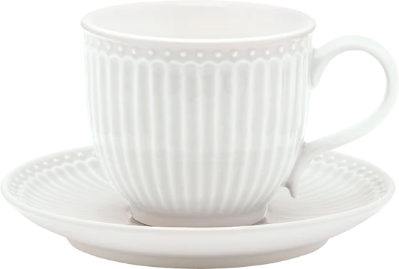 Greengate Tasse & Untertasse / Cup & saucer  Alice