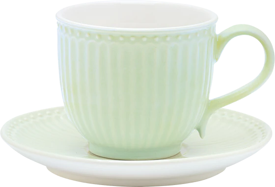 Greengate Tasse & Untertasse / Cup & saucer Alice