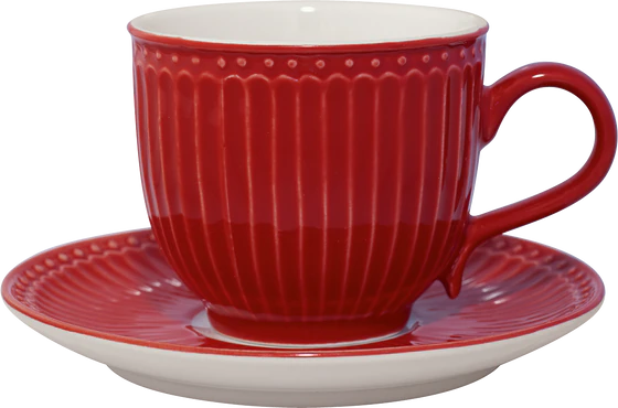Greengate Tasse & Untertasse / Cup & saucer Alice