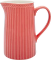 Greengate Kanne Alice | Zeitloser Keramikkrug 1 Liter | Hochwertiger Jug, diverse Farben - white