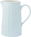 Greengate Kanne Alice | Zeitloser Keramikkrug 1 Liter | Hochwertiger Jug, diverse Farben - white