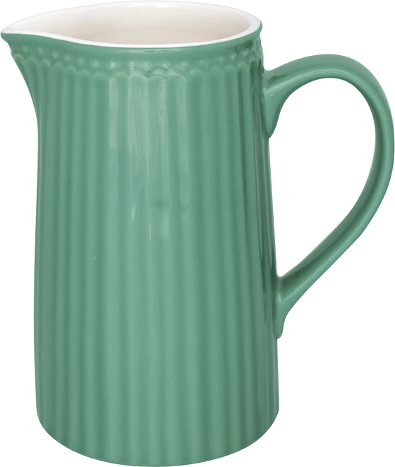 Greengate Kanne Alice | Zeitloser Keramikkrug 1 Liter | Hochwertiger Jug, diverse Farben
