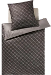 JOOP! Bettwäsche Cornflower Double Shiny Black – Luxuriöser Comfort-Satin in edlem Design