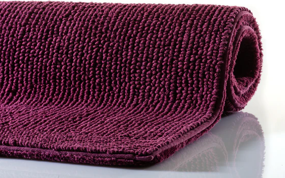 Rhomtuft Badteppich Pur – Wendemodell aus 100 % Baumwolle, 22 mm Florhöhe