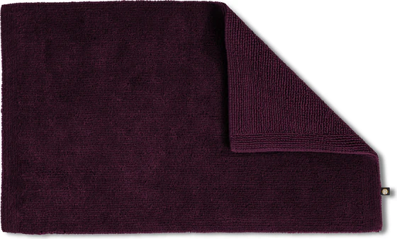 Rhomtuft Badteppich Pur – Wendemodell aus 100 % Baumwolle, 22 mm Florhöhe