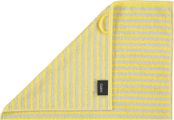 Cawö Campus Ringel lemon 955-57 Handtuch