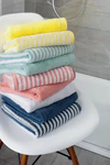Cawö Campus Ringel lemon 955-57 Handtuch